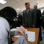 Президент Южной Осетии Эдуард Кокойты проголосовал на выборах в парламент республики
