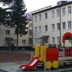 Детская площадка на дворе школы-интерната
