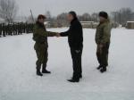 Президент РЮО Эдуард Кокойты поздравил с наступающим Новым годом военослужащих РФ