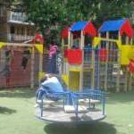 Детская площадка на южной окраине Цхинвала