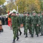 Построение североосетинского миротворческого батальона