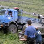 Фотографии с места крушения пассажирского автобуса на ТрансКАМе