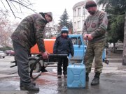 Жители столицы Республики Южная Осетия получают питьевую воду по графику