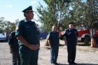Пожарников МЧС России в Южной Осетии наградили медалями за отвагу и профессионализм  